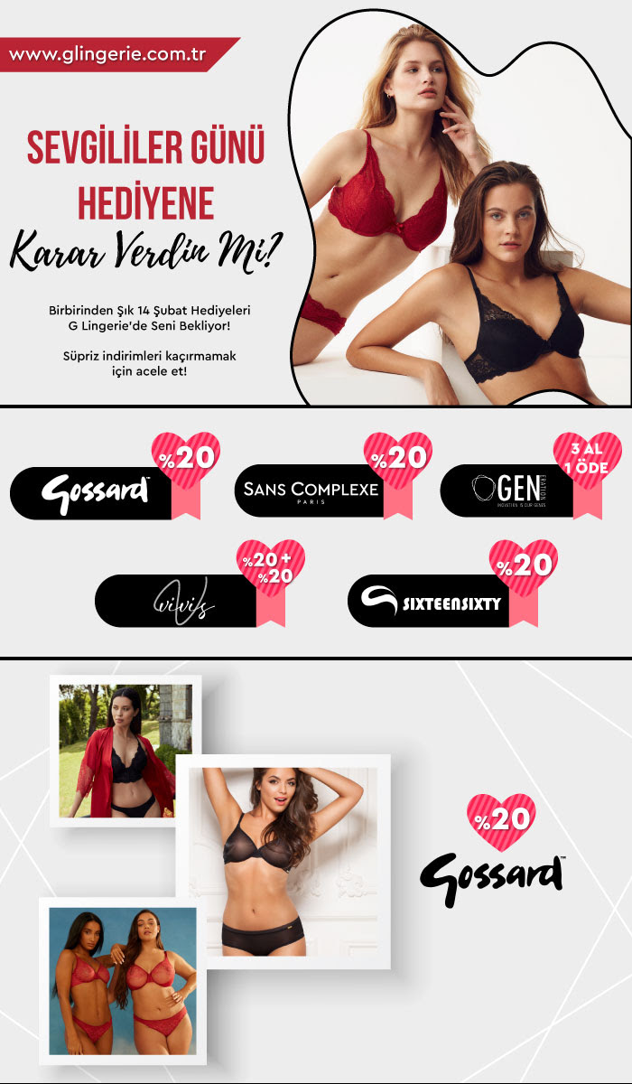 G Lingerie'de 14 Şubat Hediyeleri!