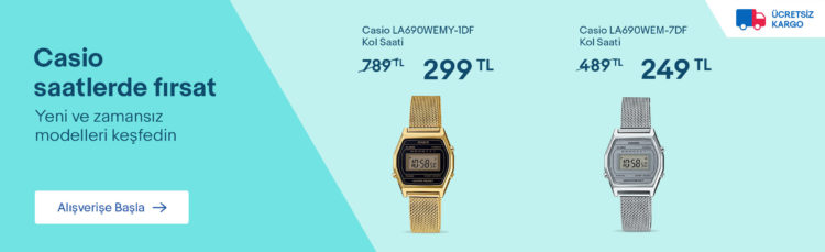 GittiGidiyor'da Casio Fırsatı!