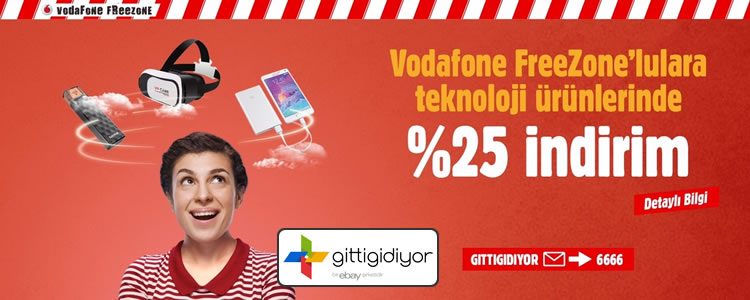 GittiGidiyor İndirim Kuponu Gerekmiyor: Vodafone ile %25 İndirim!