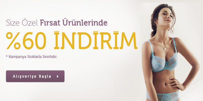 Fırsat Ürünlerinde %60 İndirim