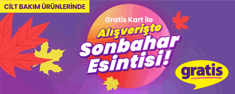 Gratis'le Alışverişte Sonbahar Esintisi