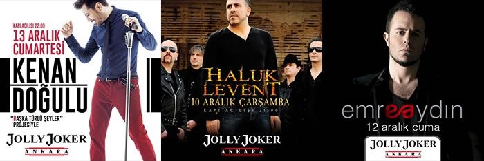 Kenan Doğulu, Haluk Levent, Emre Aydın Konser Biletlerinde %50 İndirim