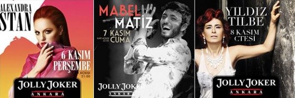 Mabel Matiz, Alexandra Stan ve Yıldız Tilbe Konser Biletlerinde %50 İndirim
