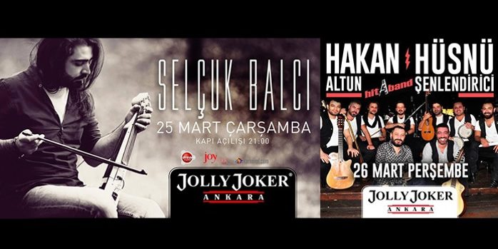 Selçuk Balcı ve Hakan Altun & Hüsnü Şenlendirici Ankara Konserleri %41 İndirimli