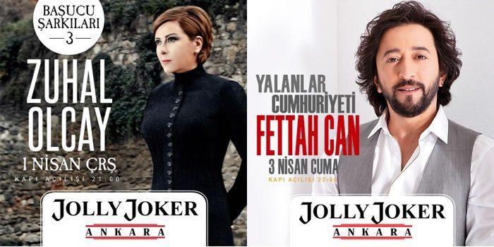 Zuhal Olcay ve Fettah Can Ankara Konserleri %50 İndirimli