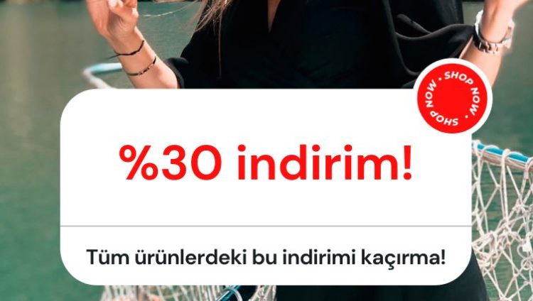 Gülruh'da %30 İndirim!