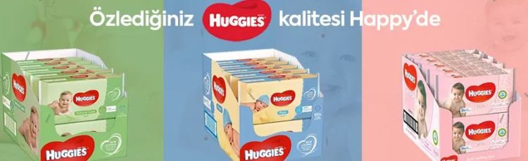Huggies Ürünleri Happy'de!