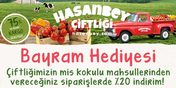 %20 Hasanbey Çiftliği İndirim Kuponu