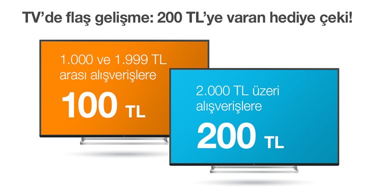 200 TL Hepsiburada Hediye Çeki