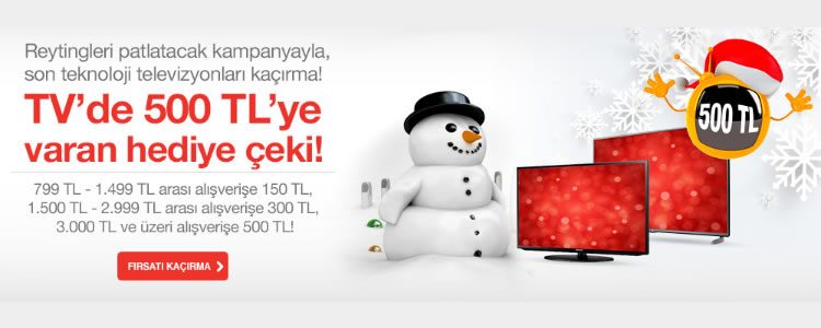 500 TL'ye kadar Hepsiburada hediye çeki