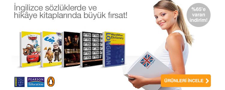 İngilizce Sözlük, Roman ve Hikaye Kitaplarında Büyük İndirim