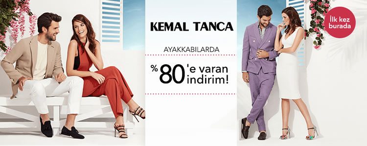 Kemal Tanca Ürünlerinde %80'e Varan İndirim