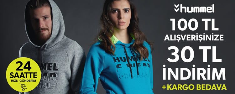 Hummel Alışverişlerinde 30 TL İndirim