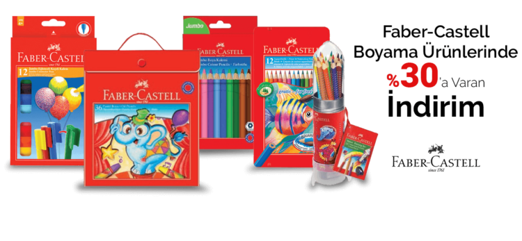 Faber Castell'de %30'a Varan İndirim