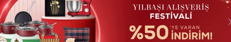 Karaca'da %50'ye Varan Yılbaşı Alışveriş İndirimi!