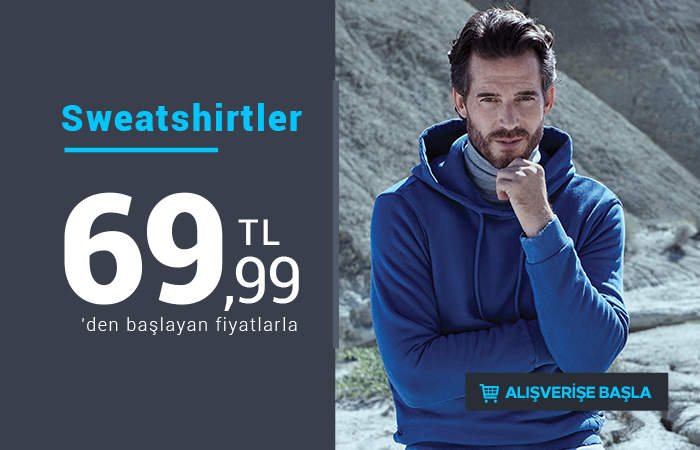 Sweatshirtler 69,99TL'den Başlayan Fiyatlarla!