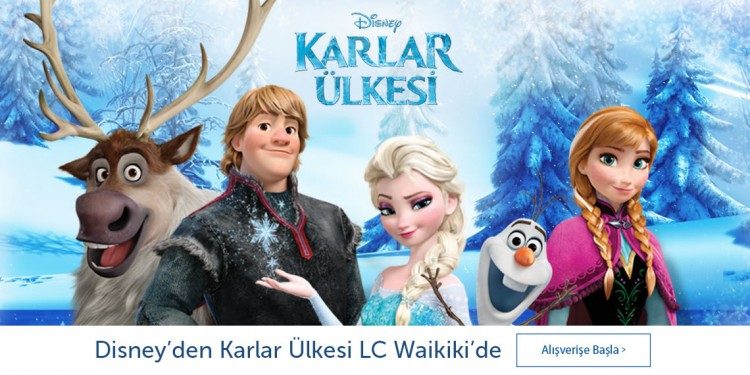 Disney'den Karlar Ülkesi LC Waikiki'de