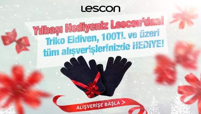 Triko Eldiven Lescon'dan Hediye