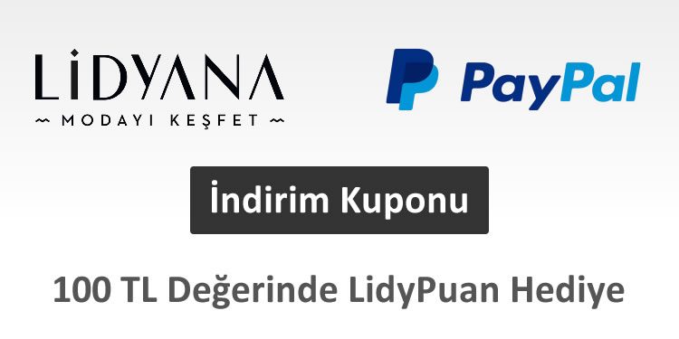 Lidyana İndirim Kuponu ile 100 TL LidyPuan Hediye