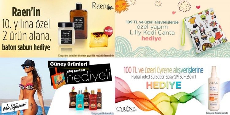 Lilakutu'dan Alışveriş Yapanlara Özel Hediyeler