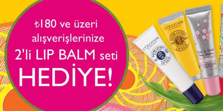 L'Occitane İkili Lip Balm Seti Hediye