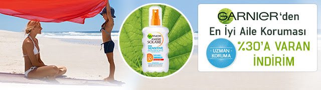 Garnier Ambre Solaire Güneş Koruma Ürünlerinde İndirim