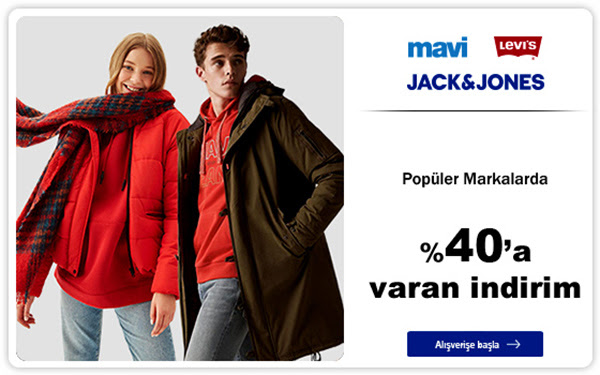 MarkaStok'ta %40'a Varan İndirim!