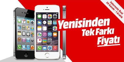 999 TL'ye Apple iPhone 5 Media Markt'ta