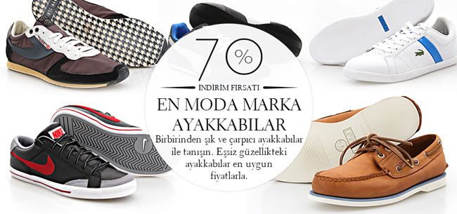 Ayakkabıda %70 İndirim Fırsatı