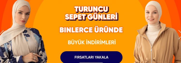 Modanisa'da Turuncu Sepet Günleri Başladı!