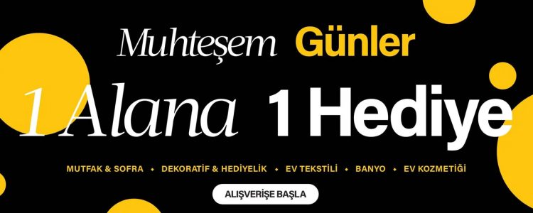 Mudo'da 1 Alana 1 Bedava!