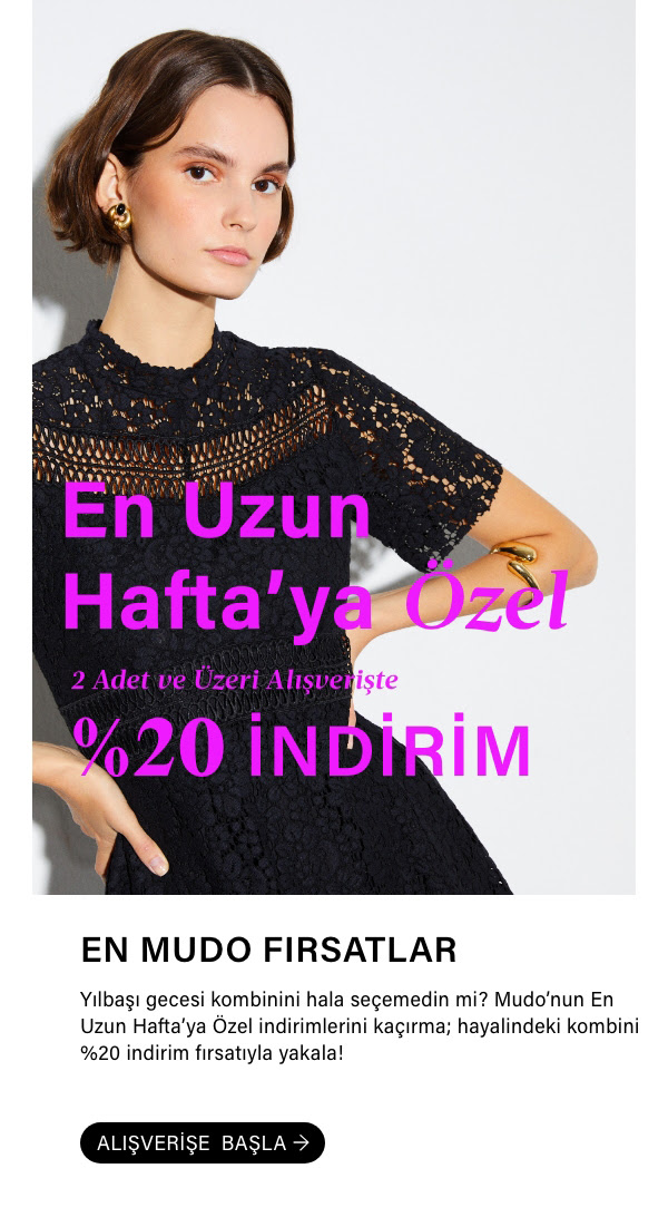 Mudo'da %20 İndirim!