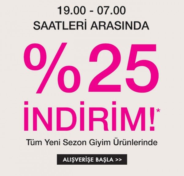 Mudo'dan %25 Fashion's Night Out İndirimi
