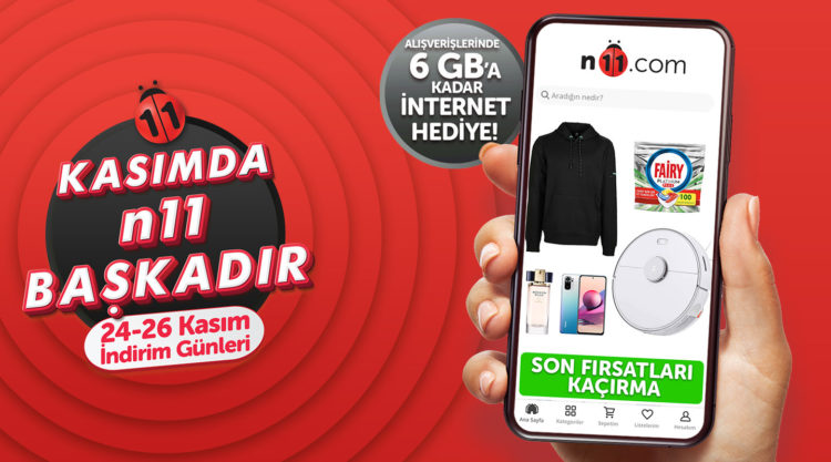 Kasım'da n11 Başkadır!