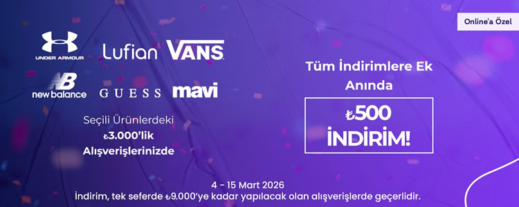 Özdilekteyim - Özdilek'te 500 TL İndirim