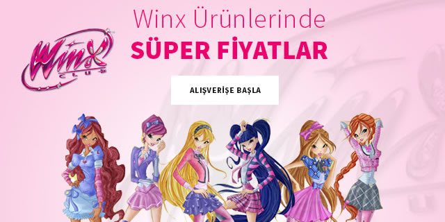 Winx Ürünlerinde Süper Fiyatlar