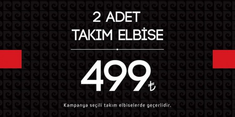 İki Adet Pierre Cardin Takım Elbise 499 TL