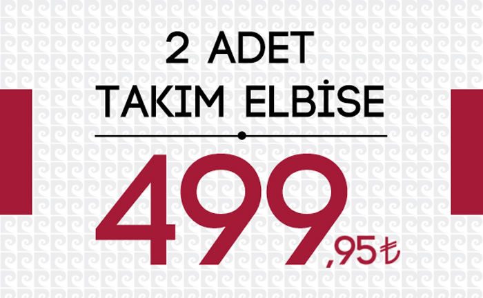 İki Adet Pierre Cardin Takım Elbise 499 TL