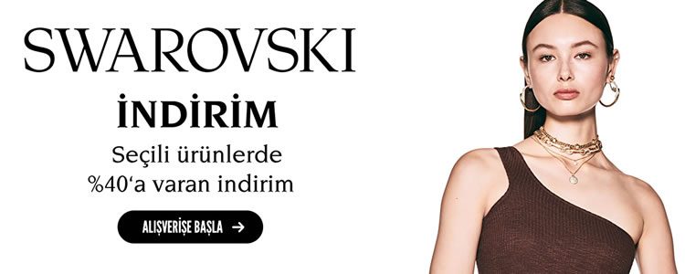 Swarovski Saat ve Takılarda %40 İndirim