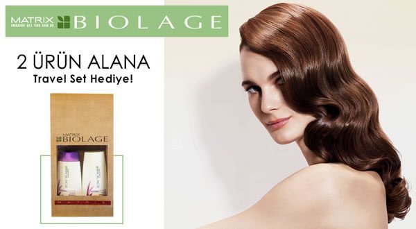 Matrix Biolage Ürünleri Seyahat Seti Hediyeli!