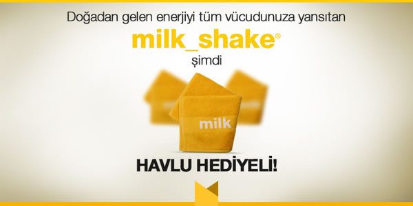 Milk Shake Ürünleri Havlu Hediyeli
