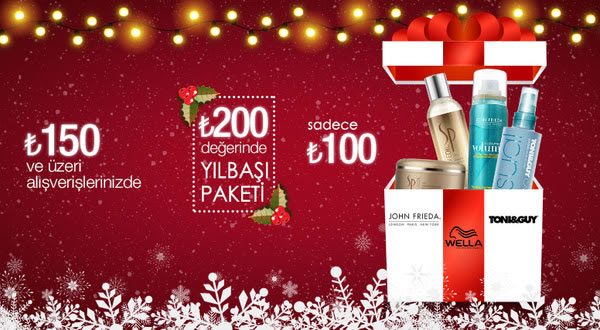 Yılbaşı Paketi 100 TL İndirimli