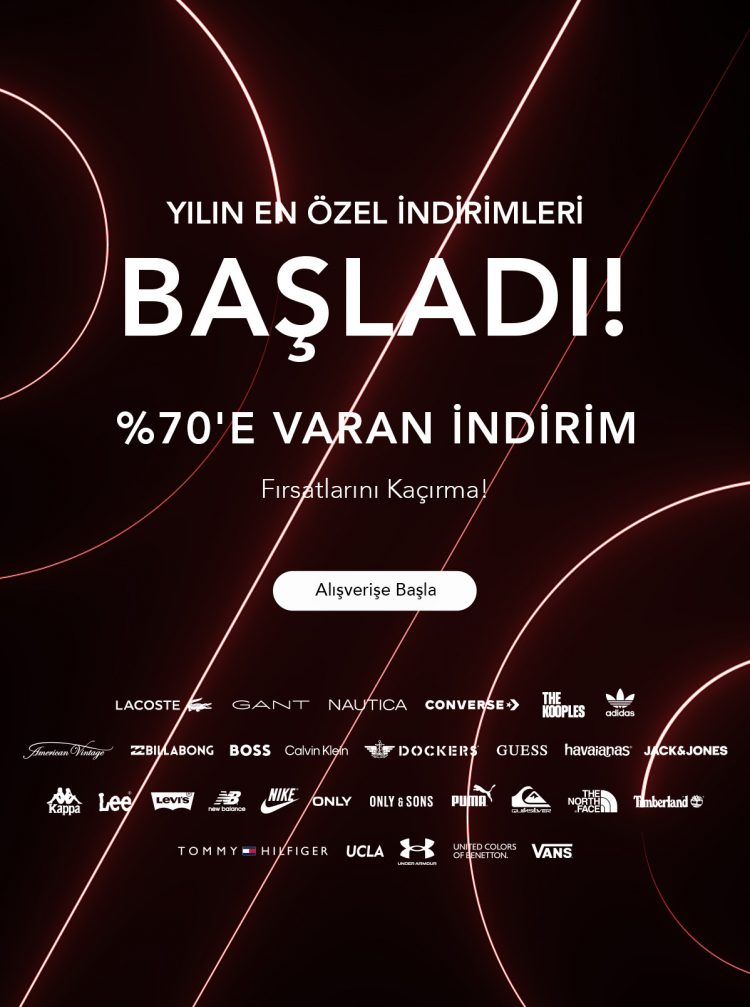 Sanal Çadır'da Onlarca Markada %70'e Varan İndirim!