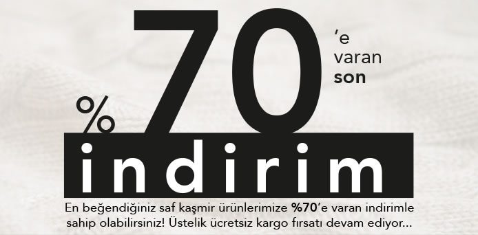 Büyük Silk and Cashmere Kış İndirimi