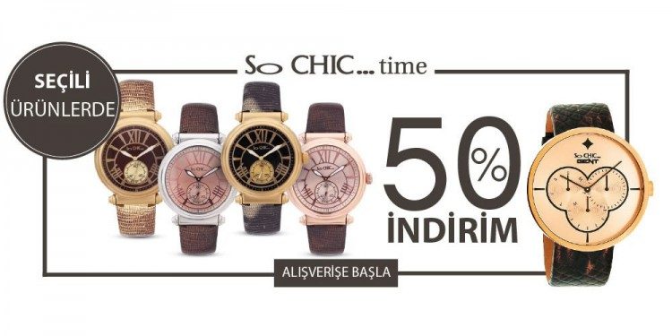 Saatlerde Net %50 İndirim