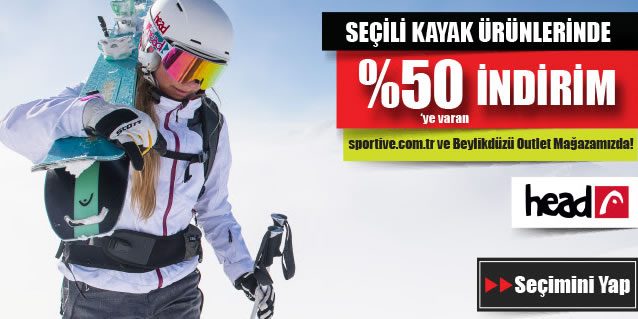 Kayak Ürünlerinde %50'ye Varan İndirim