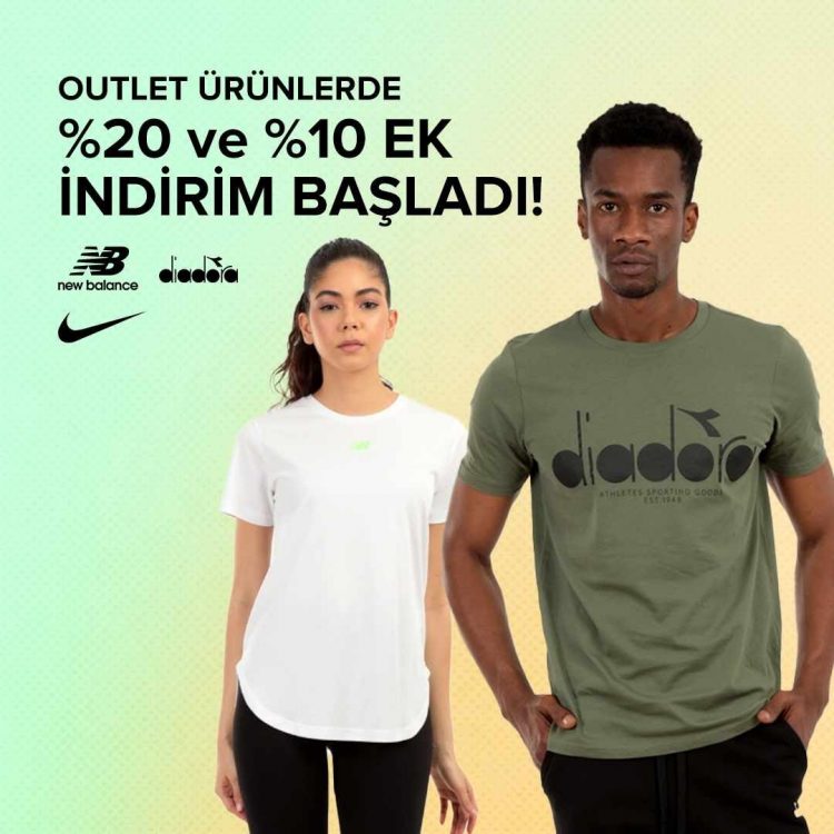 SportStyle'da New Balance ve Diadora'da Outlet İndirimleri!