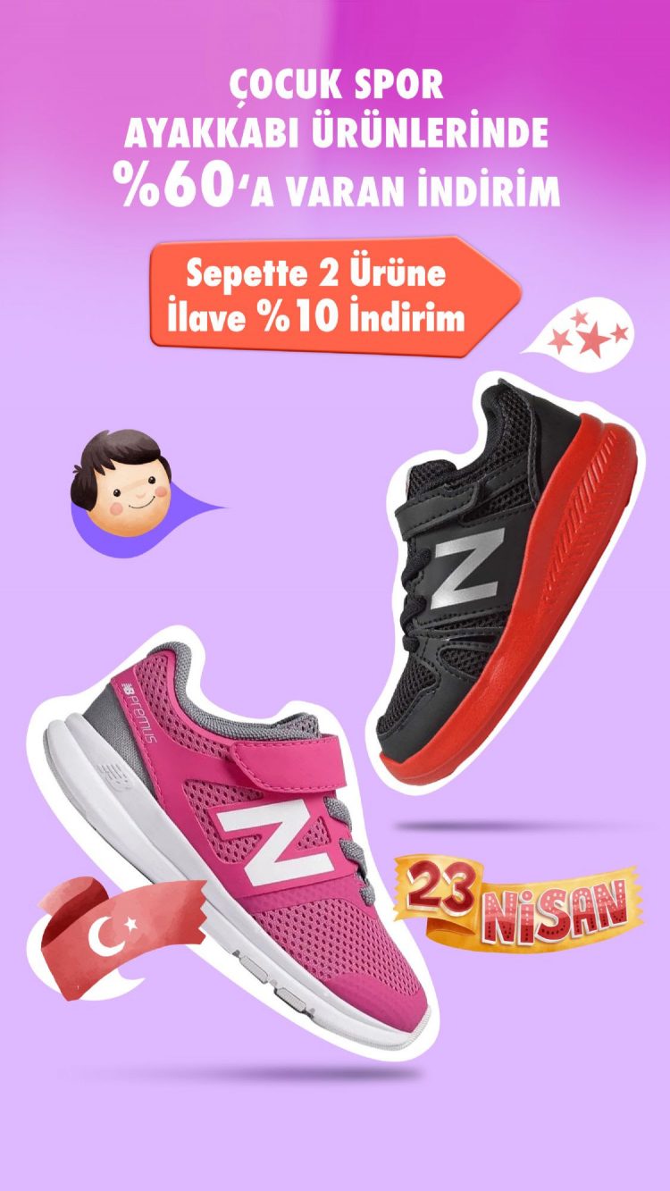 SportStyle'da 23 Nisan'a Özel 2. Ürüne Ekstra %10 İndirim!