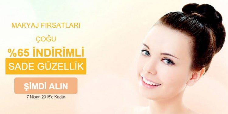 Makyaj Ürünlerinde %65'e Varan İndirim
