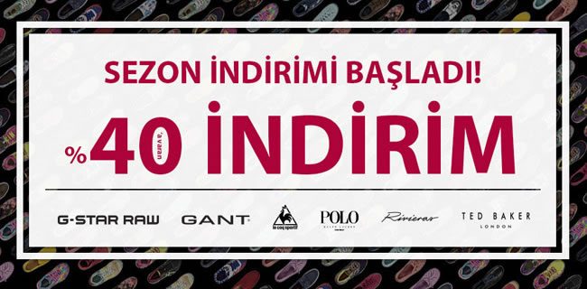 %40'a Varan Sezon İndirimi Başladı
